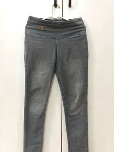 Grey Denim Jeggings