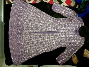 Long Kurta With Skirt And Dupatta