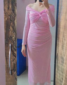 Elegant Pink Maxi Dress