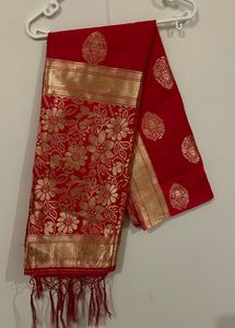 Banarasi Lehanga With Padded Blouse &amp; Heavy Duppat
