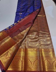 Elegant Purple Silk Saree