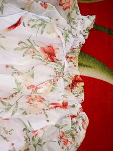 Floral Ruffled Mini Dress