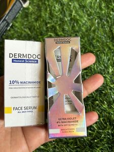 Dermdoc  Brightening Sunscreen And Serum