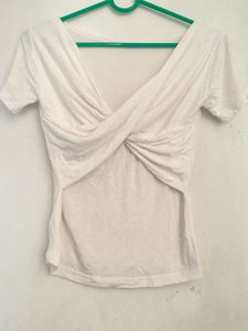 Twist Front White Top