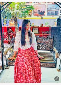 Printed Skirt and Top