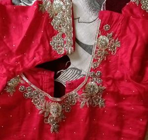 Red Bridal Saree