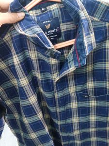 Red &amp; White Plaid Casual Shirt