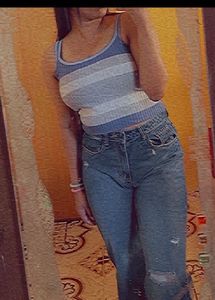 knitted Crop top