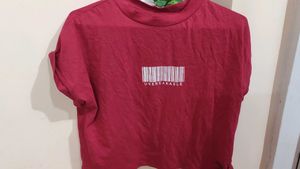 Burgundy 'Unbreakable' Graphic Tee