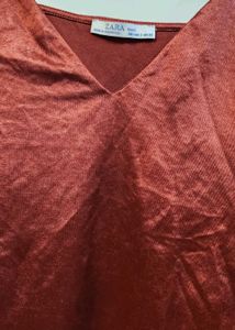 Zara Rust Cami Top