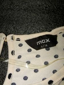 Tan Polka Dot Shirt