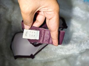 Lace Maroon Bra 34 C