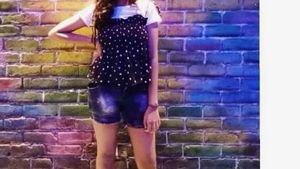 Black Top With White Inner