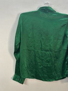 Classic Green Satin Shirt