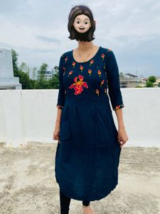 Neavy Blue Kurti