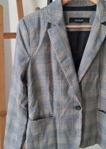 Zara Plaid Blazer