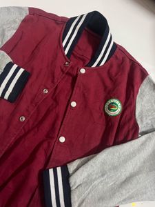 SALEEEE!!!! Varsity Jacket - Maroon &amp; Grey