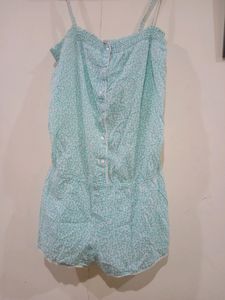 Printed Short Jumpsuit