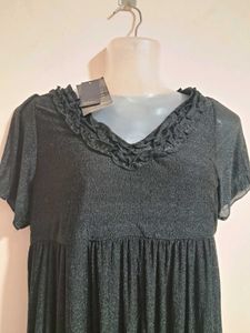 New Georgette Soft Black Dress