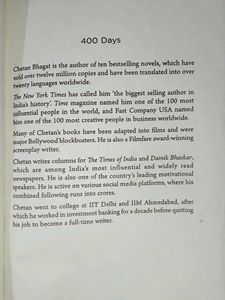 chetan bhagat&#39;s book 400 days ,