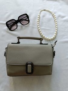 Grey Hand Held Bag