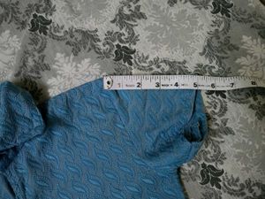 Blue Collar Crop Top
