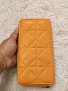 Mango Quilted Wallet