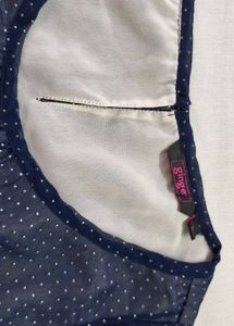 Blue Polka Dot Tank Top
