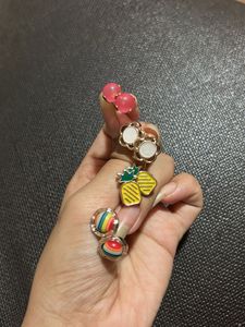 PAIR OF 4-Stud Earrings