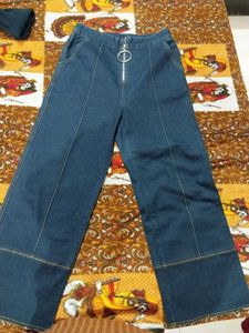 Wide Leg Denim Jeans