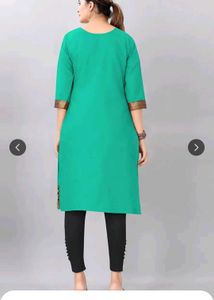 Teal &amp; Gold Kurti