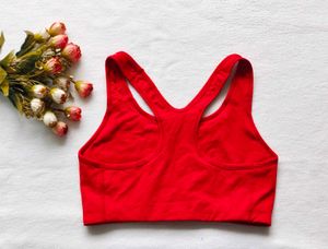 Red Sports Top