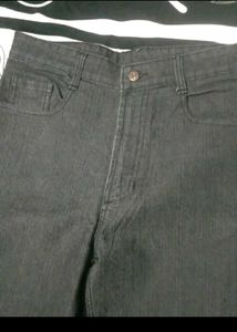 Dark Gray Denim Jeans