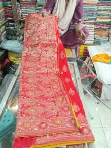 Red Banarasi Saree