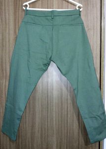 Green Casual Pants