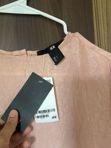 H&amp;M Blush Long Sleeve Top