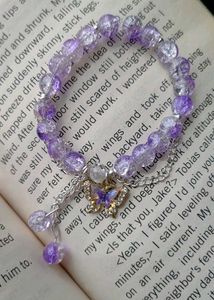 royal Butterfly and floral combo bracelet