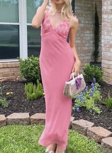 Rose Lace Maxi Dress