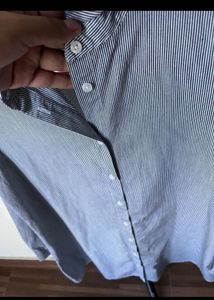 Forever 21 Striped Button Down Shirt