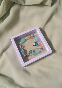 Blue Beaded Bracelet