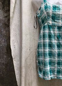 16296. Cute Plaid Mini Dress