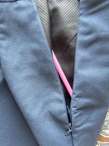 Navy Blue Straight Skirt