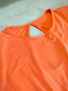 Classy Orange Long Dress 🧡