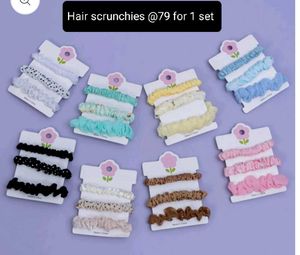 Women Scrunchies Set