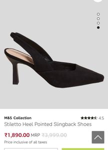 Black Slingback Heels