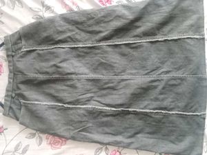Vintage Y2K Denim Maxi Skirt