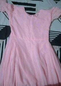 Pink Embroidered Kurta