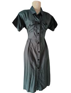 Olive Green Shirt Dress