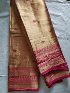 Trending Luxury Golden tissue silk Saree