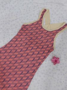 Patterned Bodycon Mini Dress